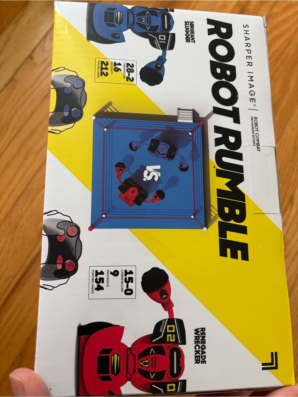Sharper Image Robot Rumble Battle Set - Blue, Red, Yellow, Black